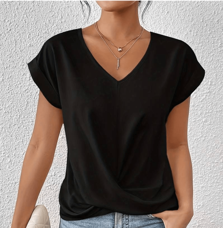 Women's Tummy Control V-Neck Top