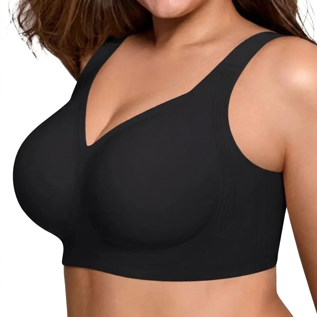 Women's Wire-Free Full-Coverage Supportive Push-Up Bra