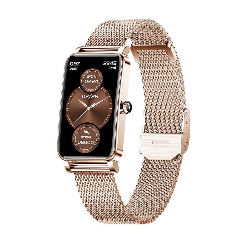 Zelina Women’s Smartwatch – Stylish Fitness Tracker with Heart Rate, Sleep Monitor & Notifications