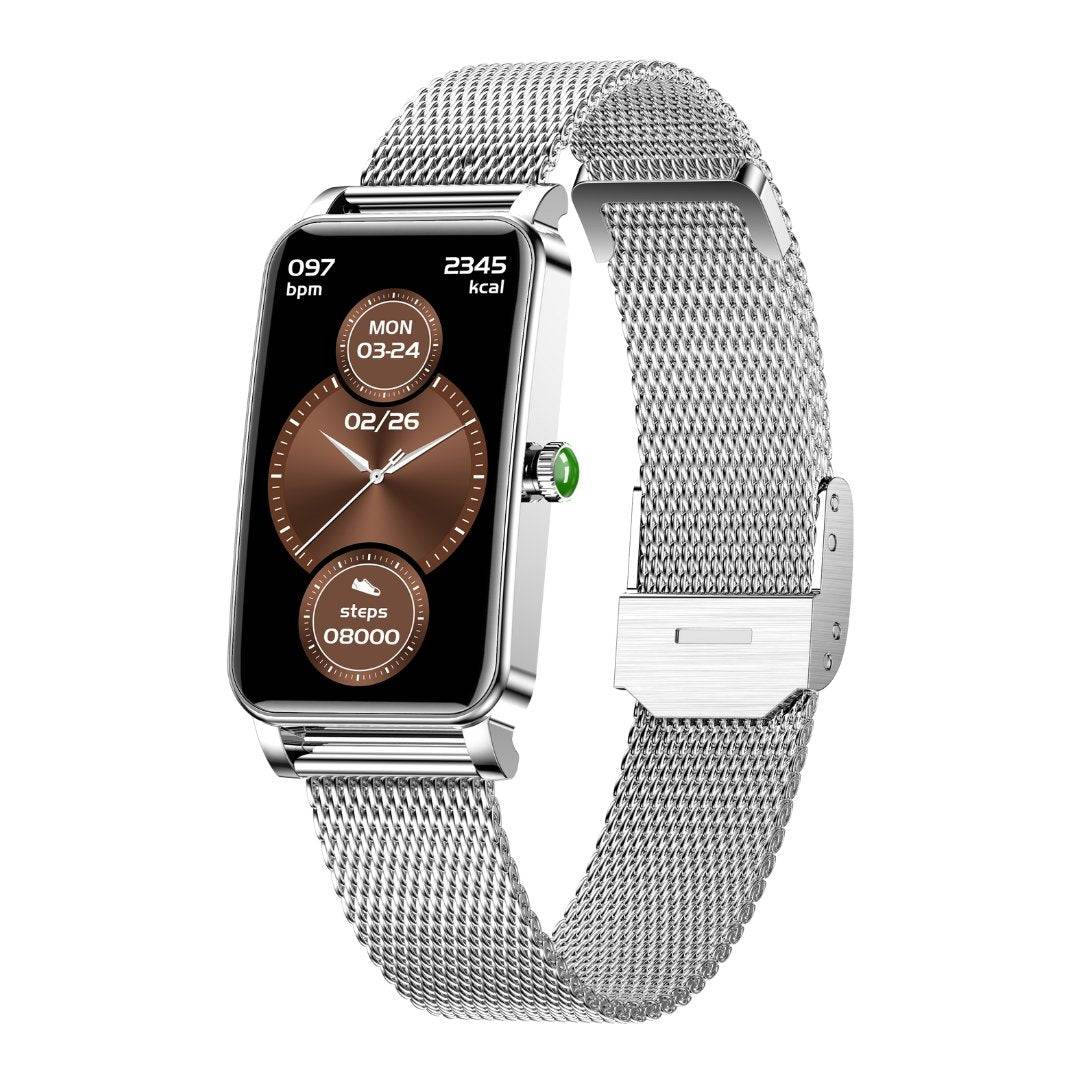 Zelina Women’s Smartwatch – Stylish Fitness Tracker with Heart Rate, Sleep Monitor & Notifications